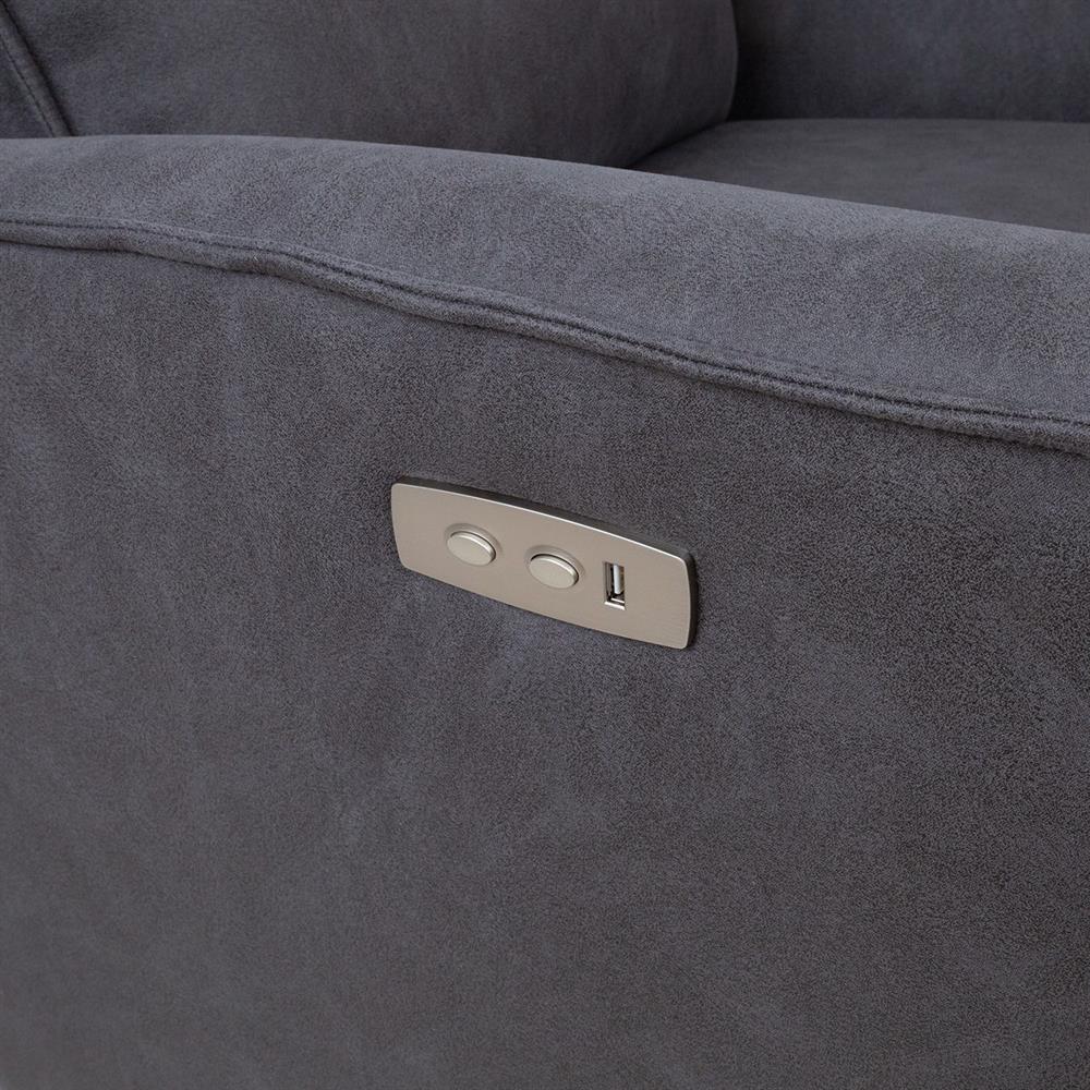 Lounge Chair Bexhill | size: Width: 80cm, Height: 102cm, Depth: 93cm | color: Gray | image: 8 | variant: 1000941