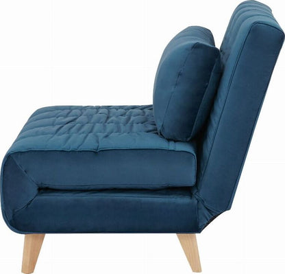 Lounge Chair Billy | size: Width: 103cm, Height: 82cm, Depth: 94cm | color: Blue | image: 5 | variant: 1005713