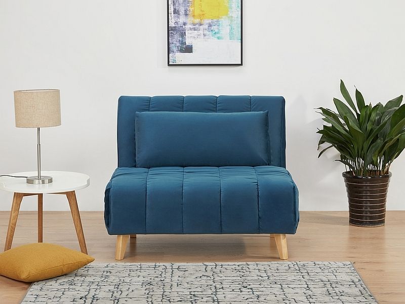 Lounge Chair Billy | size: Width: 103cm, Height: 82cm, Depth: 94cm | color: Blue | image: 8 | variant: 1005713