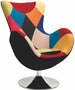 Lounge Chair Butterfly | size: Width: 76cm, Height: 95cm, Depth: 75cm | color: Multicolored | image: 1 | variant: 1004596