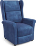 Lounge Chair Caen | size: Width: 75cm, Height: 107cm, Depth: 92cm | color: Blue | image: 1 | variant: 1002666