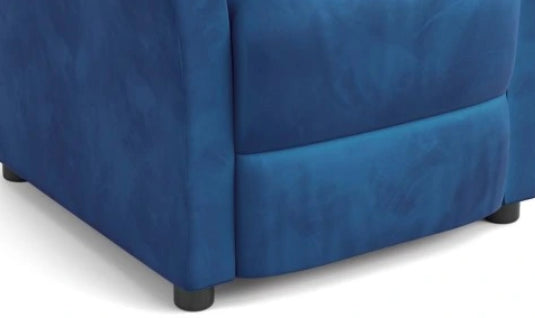 Lounge Chair Caen | size: Width: 75cm, Height: 107cm, Depth: 92cm | color: Blue | image: 2 | variant: 1002666