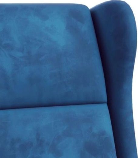 Lounge Chair Caen | size: Width: 75cm, Height: 107cm, Depth: 92cm | color: Blue | image: 3 | variant: 1002666