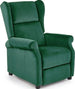 Lounge Chair Caen | size: Width: 75cm, Height: 107cm, Depth: 92cm | color: Green | image: 1 | variant: 1002665