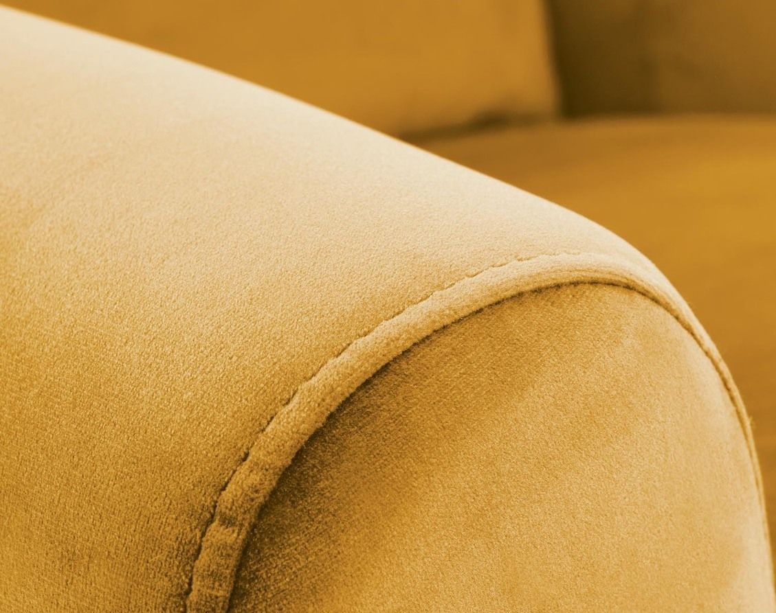 Lounge Chair Caen | size: Width: 75cm, Height: 107cm, Depth: 92cm | color: Yellow | image: 2 | variant: 1002667