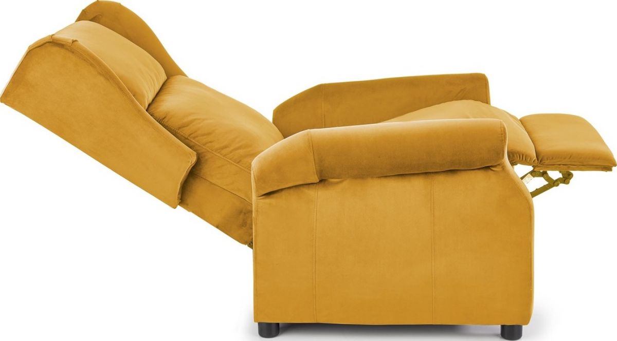 Lounge Chair Caen | size: Width: 75cm, Height: 107cm, Depth: 92cm | color: Yellow | image: 5 | variant: 1002667