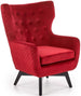 Lounge Chair Cagliari | size: Width: 75cm, Height: 103cm, Depth: 83cm | color: Red | image: 1 | variant: 1002781
