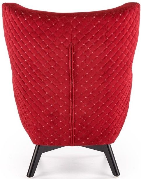 Lounge Chair Cagliari | size: Width: 75cm, Height: 103cm, Depth: 83cm | color: Red | image: 2 | variant: 1002781