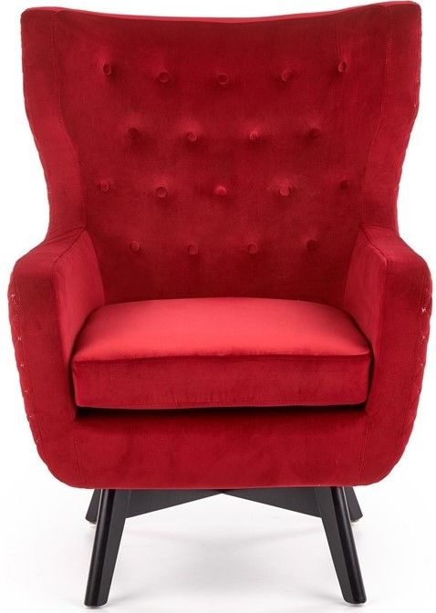 Lounge Chair Cagliari | size: Width: 75cm, Height: 103cm, Depth: 83cm | color: Red | image: 4 | variant: 1002781