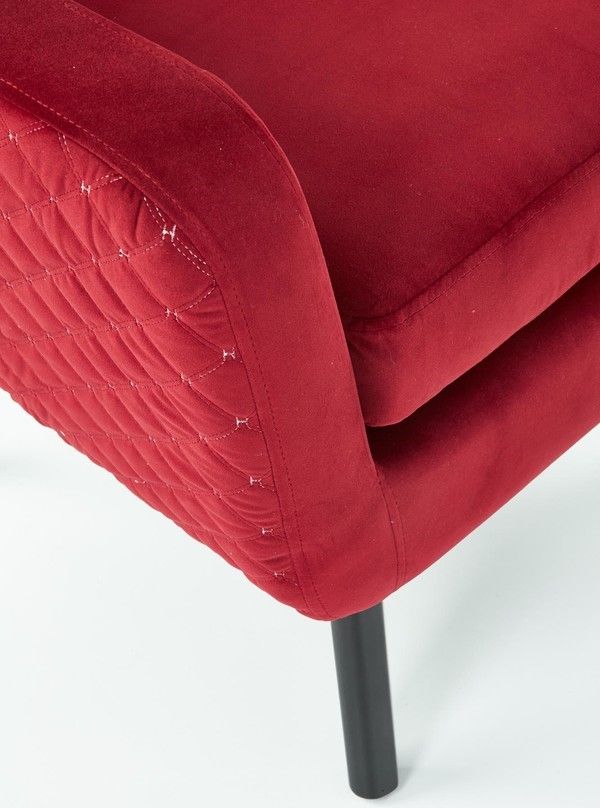 Lounge Chair Cagliari | size: Width: 75cm, Height: 103cm, Depth: 83cm | color: Red | image: 5 | variant: 1002781