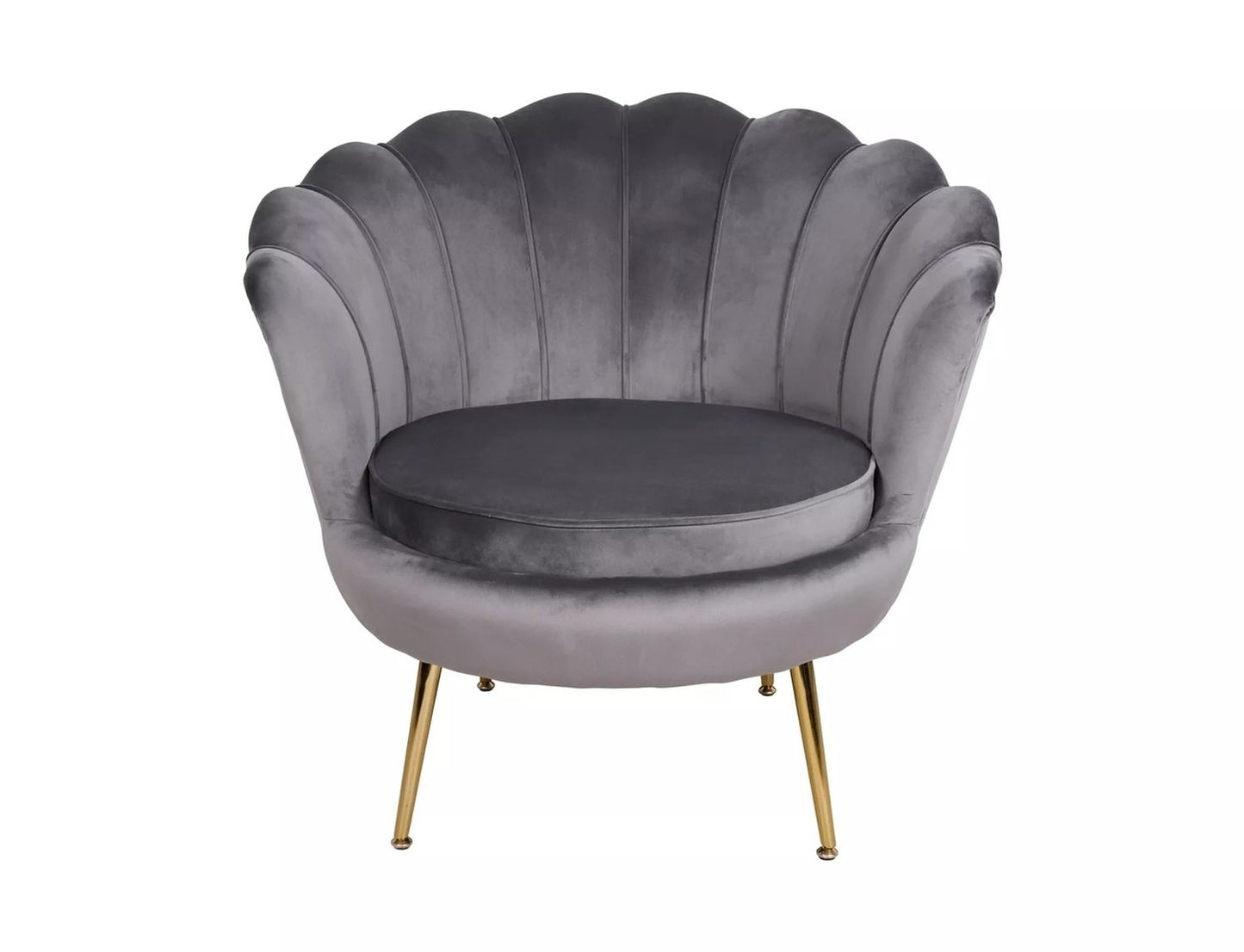 Lounge Chair Camellia 1 | size: Width: 81cm, Height: 77cm, Depth: 76cm | color: Gray | image: 1 | variant: 1004961