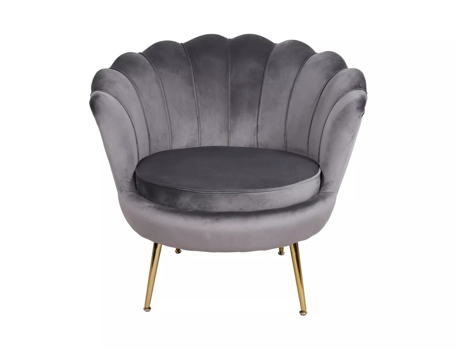 Lounge Chair Camellia 1 | size: Width: 81cm, Height: 77cm, Depth: 76cm | color: Gray | image: 1 | variant: 1004961