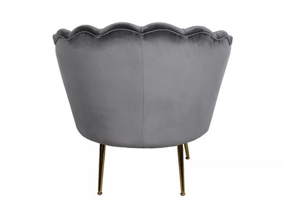 Lounge Chair Camellia 1 | size: Width: 81cm, Height: 77cm, Depth: 76cm | color: Gray | image: 3 | variant: 1004961