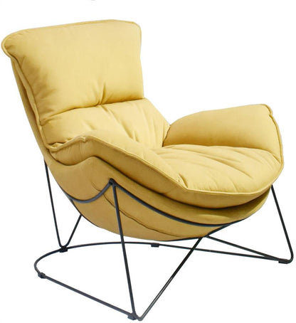 Lounge Chair Chichester | size: Width: 88cm, Height: 84cm, Depth: 96cm | color: Yellow | image: 1 | variant: 1000958