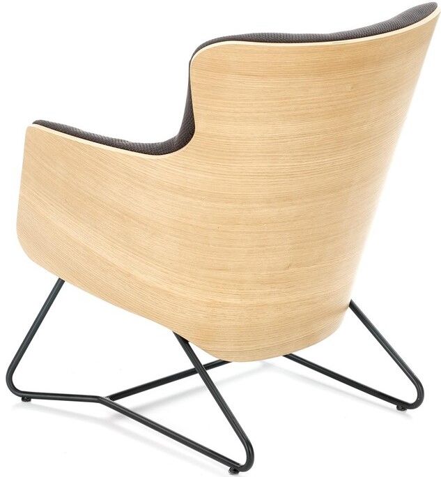 Lounge Chair Chillout | size: Width: 74cm, Height: 79cm, Depth: 67cm | color: Beige/Grey | image: 2 | variant: 1004616