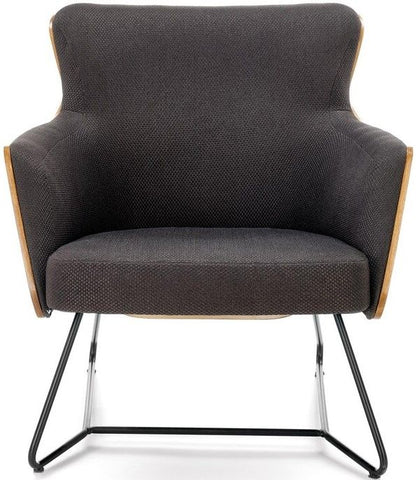 Lounge Chair Chillout | size: Width: 74cm, Height: 79cm, Depth: 67cm | color: Brown/Grey | image: 2 | variant: 1004615