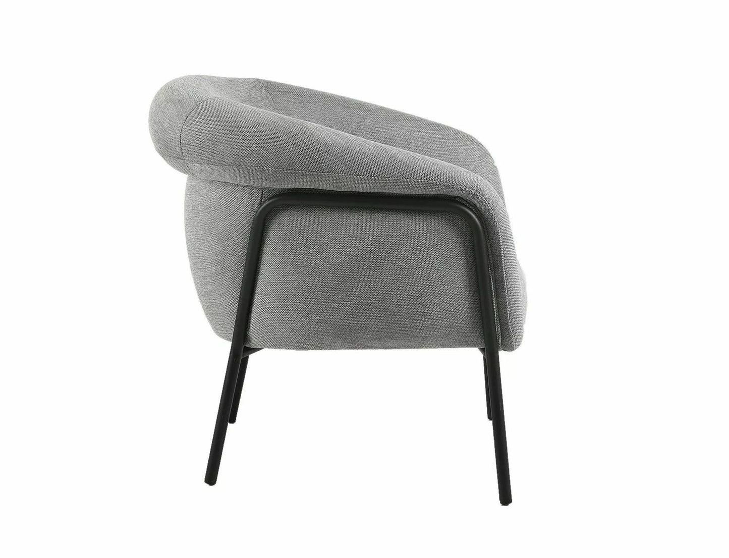 Lounge Chair Clover | size: Width: 69cm, Height: 71cm, Depth: 68cm | color: Gray | image: 3 | variant: 1004977