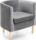 Lounge Chair Clubby 2 | size: Width: 66cm, Height: 64cm, Depth: 58cm | color: Gray | image: 1 | variant: 1004619
