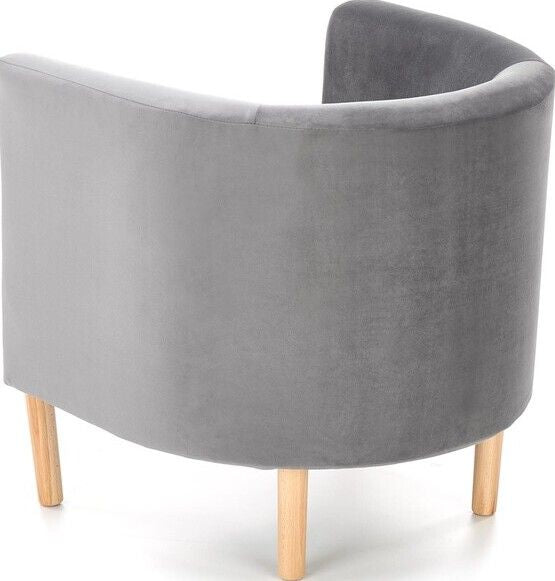 Lounge Chair Clubby 2 | size: Width: 66cm, Height: 64cm, Depth: 58cm | color: Gray | image: 3 | variant: 1004619