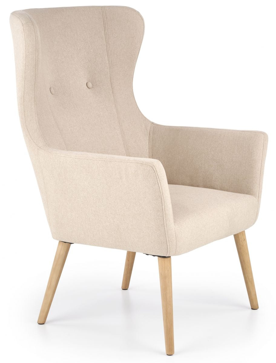 Lounge Chair Cotto | size: Width: 73cm, Height: 99cm, Depth: 76cm | color: Beige | image: 0 | variant: 1004623