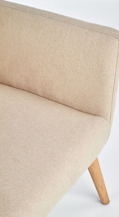 Lounge Chair Cotto | size: Width: 73cm, Height: 99cm, Depth: 76cm | color: Beige | image: 2 | variant: 1004623