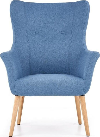 Lounge Chair Cotto | size: Width: 73cm, Height: 99cm, Depth: 76cm | color: Blue | image: 2 | variant: 1004627