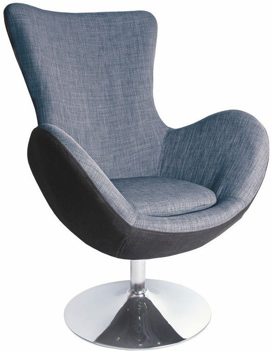 Lounge Chair Crawley | size: Width: 76cm, Height: 95cm, Depth: 75cm | color: Gray | image: 1 | variant: 1002700