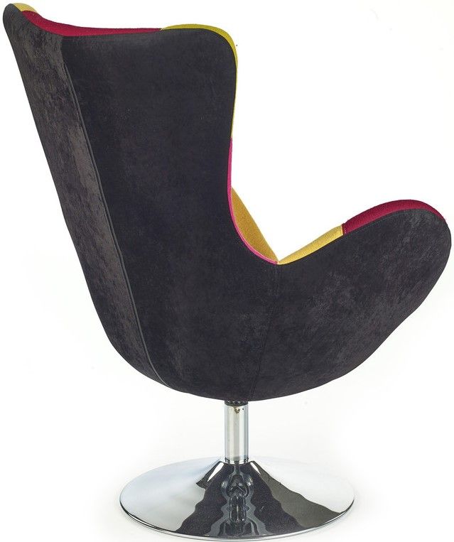 Lounge Chair Crawley | size: Width: 76cm, Height: 95cm, Depth: 75cm | color: Multicolored | image: 3 | variant: 1002701