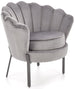 Lounge Chair Crickhowell | size: Width: 73cm, Height: 75cm, Depth: 73cm | color: Gray | image: 1 | variant: 1002687