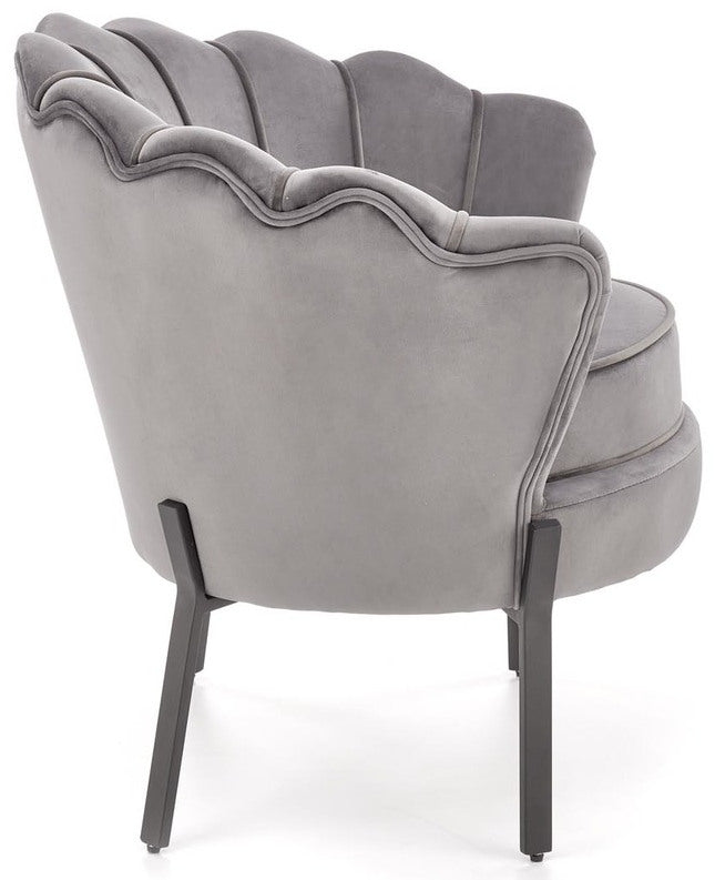 Lounge Chair Crickhowell | size: Width: 73cm, Height: 75cm, Depth: 73cm | color: Gray | image: 2 | variant: 1002687