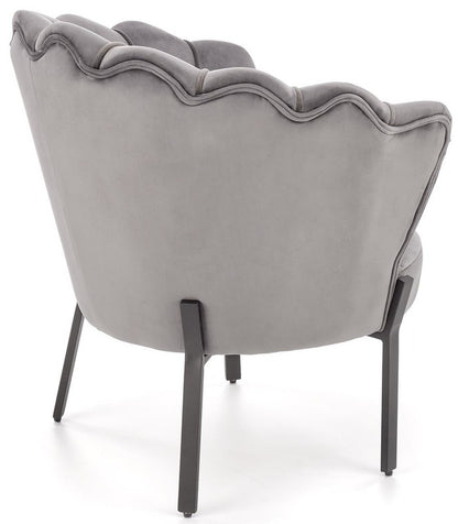 Lounge Chair Crickhowell | size: Width: 73cm, Height: 75cm, Depth: 73cm | color: Gray | image: 3 | variant: 1002687