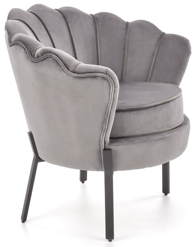 Lounge Chair Crickhowell | size: Width: 73cm, Height: 75cm, Depth: 73cm | color: Gray | image: 4 | variant: 1002687