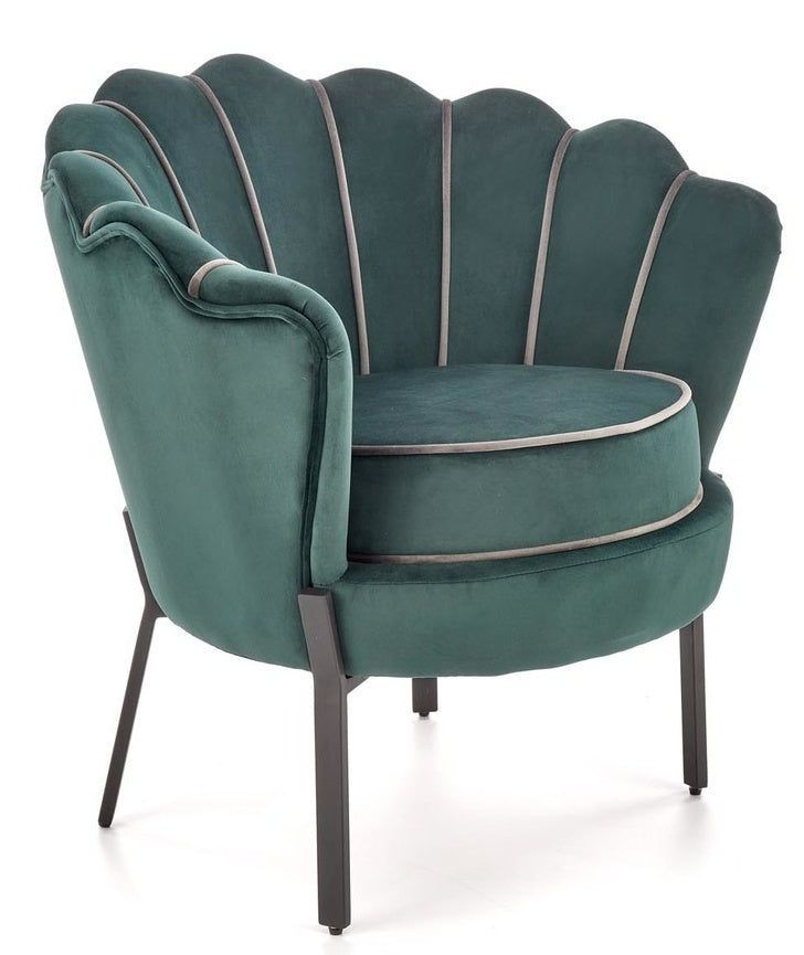 Lounge Chair Crickhowell | size: Width: 73cm, Height: 75cm, Depth: 73cm | color: Green | image: 0 | variant: 1002689