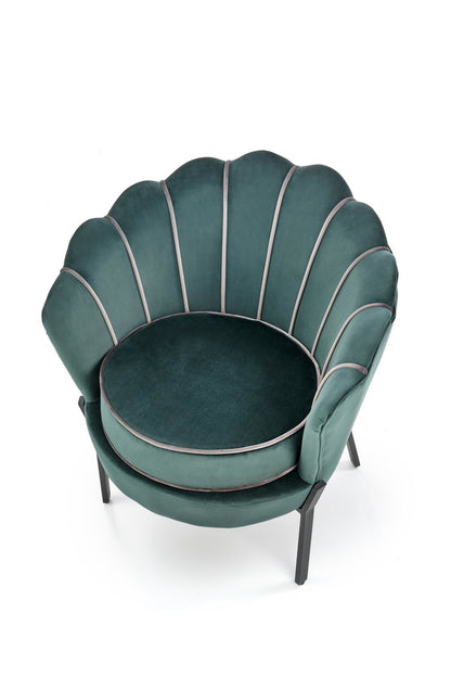 Lounge Chair Crickhowell | size: Width: 73cm, Height: 75cm, Depth: 73cm | color: Green | image: 4 | variant: 1002689
