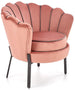 Lounge Chair Crickhowell | size: Width: 73cm, Height: 75cm, Depth: 73cm | color: Pink | image: 1 | variant: 1002688