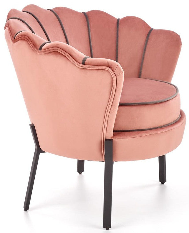 Lounge Chair Crickhowell | size: Width: 73cm, Height: 75cm, Depth: 73cm | color: Pink | image: 2 | variant: 1002688