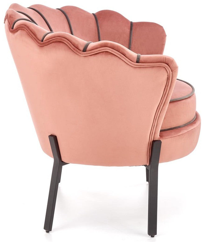 Lounge Chair Crickhowell | size: Width: 73cm, Height: 75cm, Depth: 73cm | color: Pink | image: 3 | variant: 1002688