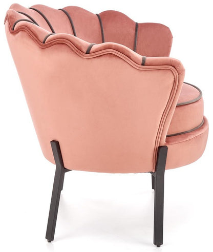 Lounge Chair Crickhowell | size: Width: 73cm, Height: 75cm, Depth: 73cm | color: Pink | image: 3 | variant: 1002688