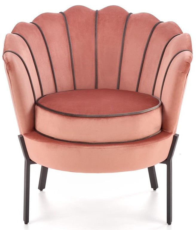 Lounge Chair Crickhowell | size: Width: 73cm, Height: 75cm, Depth: 73cm | color: Pink | image: 4 | variant: 1002688