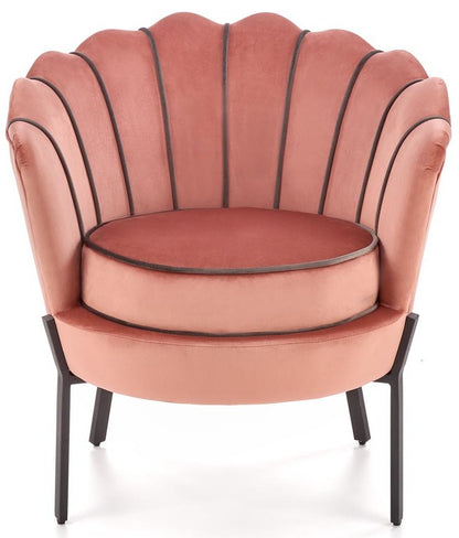 Lounge Chair Crickhowell | size: Width: 73cm, Height: 75cm, Depth: 73cm | color: Pink | image: 4 | variant: 1002688
