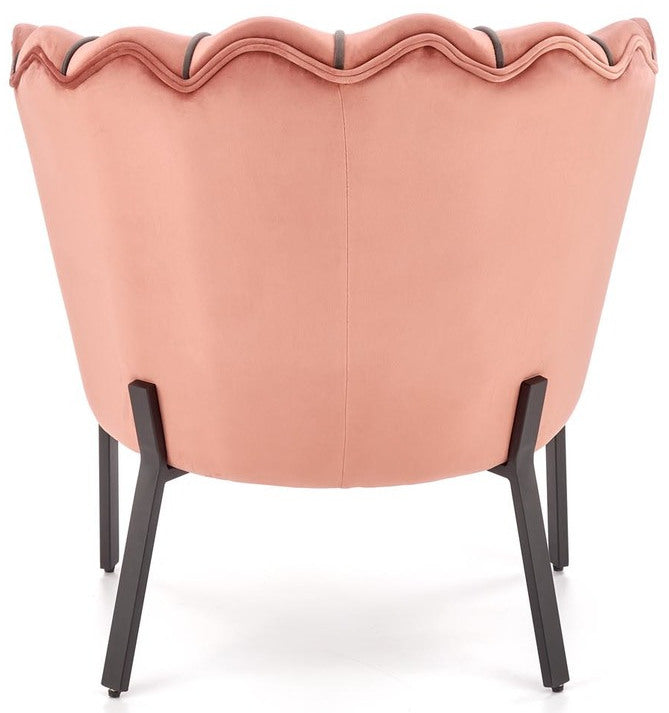 Lounge Chair Crickhowell | size: Width: 73cm, Height: 75cm, Depth: 73cm | color: Pink | image: 5 | variant: 1002688