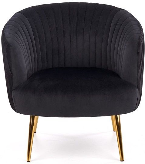 Lounge Chair Crown | size: Width: 78cm, Height: 80cm, Depth: 72cm | color: Black | image: 4 | variant: 1004631