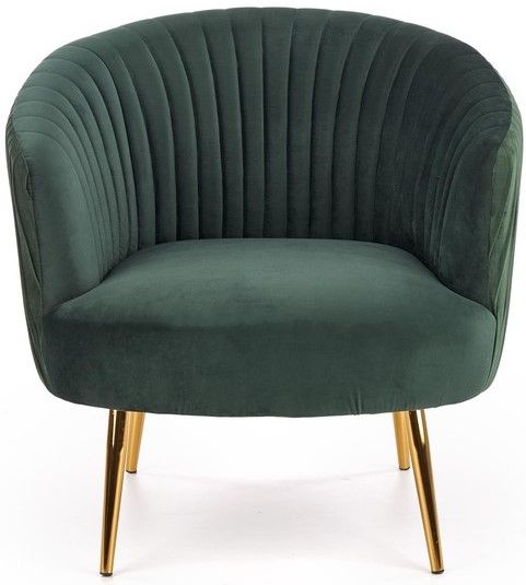 Lounge Chair Crown | size: Width: 78cm, Height: 80cm, Depth: 72cm | color: Green | image: 4 | variant: 1004630