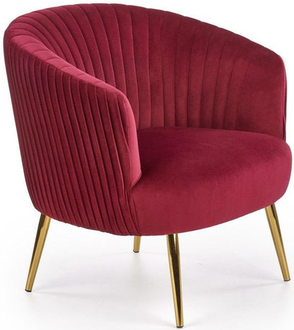 Lounge Chair Crown | size: Width: 78cm, Height: 80cm, Depth: 72cm | color: Red | image: 1 | variant: 1004629