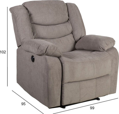 Lounge Chair Cyrus | size: Width: 99cm, Height: 102cm, Depth: 95cm | color: Beige | image: 5 | variant: 1004783