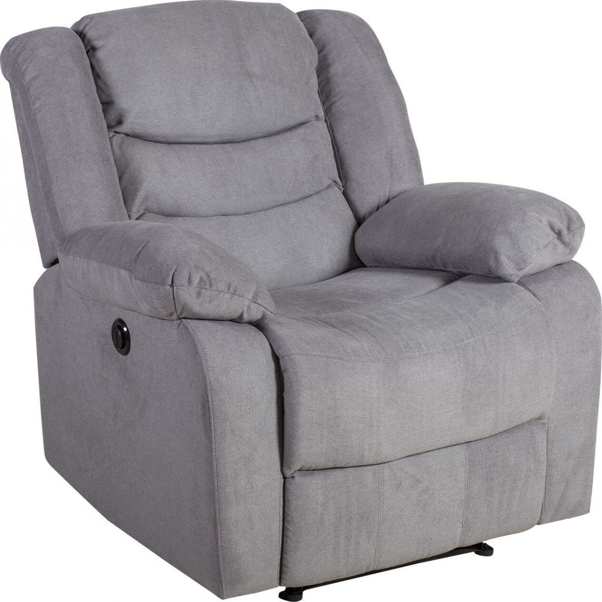 Lounge Chair Cyrus | size: Width: 99cm, Height: 102cm, Depth: 95cm | color: Gray | image: 1 | variant: 1004784
