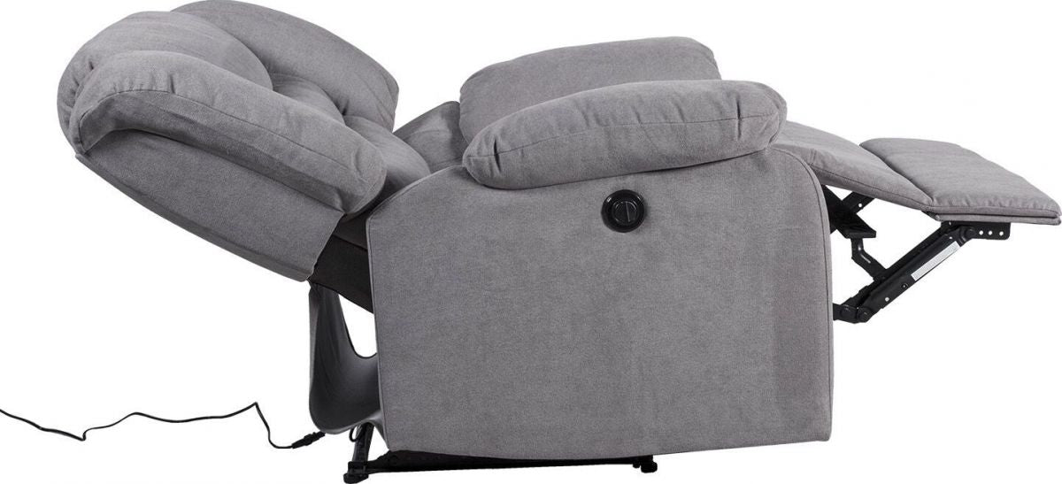 Lounge Chair Cyrus | size: Width: 99cm, Height: 102cm, Depth: 95cm | color: Gray | image: 2 | variant: 1004784