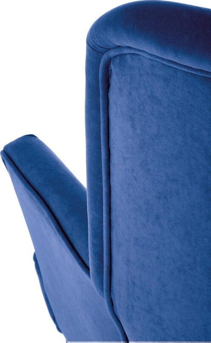 Lounge Chair Delgado | size: Width: 75cm, Height: 100cm, Depth: 70cm | color: Blue | image: 7 | variant: 1004637