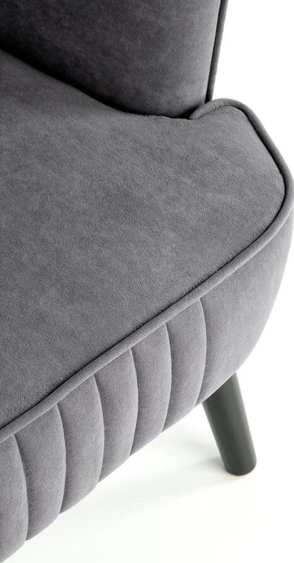 Lounge Chair Delgado | size: Width: 75cm, Height: 100cm, Depth: 70cm | color: Gray | image: 5 | variant: 1004635