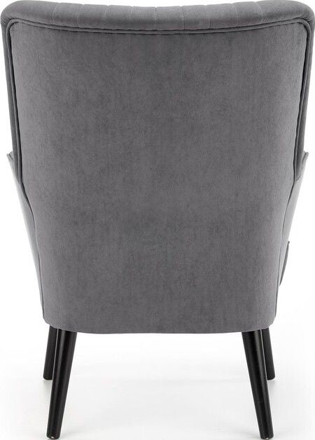 Lounge Chair Delgado | size: Width: 75cm, Height: 100cm, Depth: 70cm | color: Gray | image: 7 | variant: 1004635